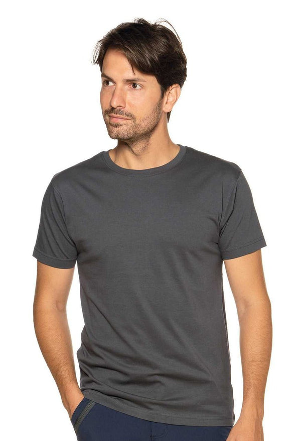 T-shirt da lavoro Logica SAMOA cotone top 160 gr - Grigio scuro