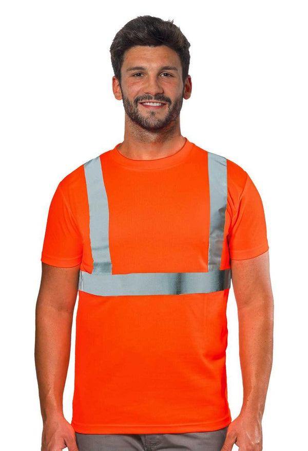 T-shirt alta visibilita Logica GIROHV - Arancio