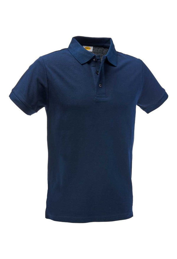 Polo da lavoro Logica SOLARIS piquet top 220 gr - Blu