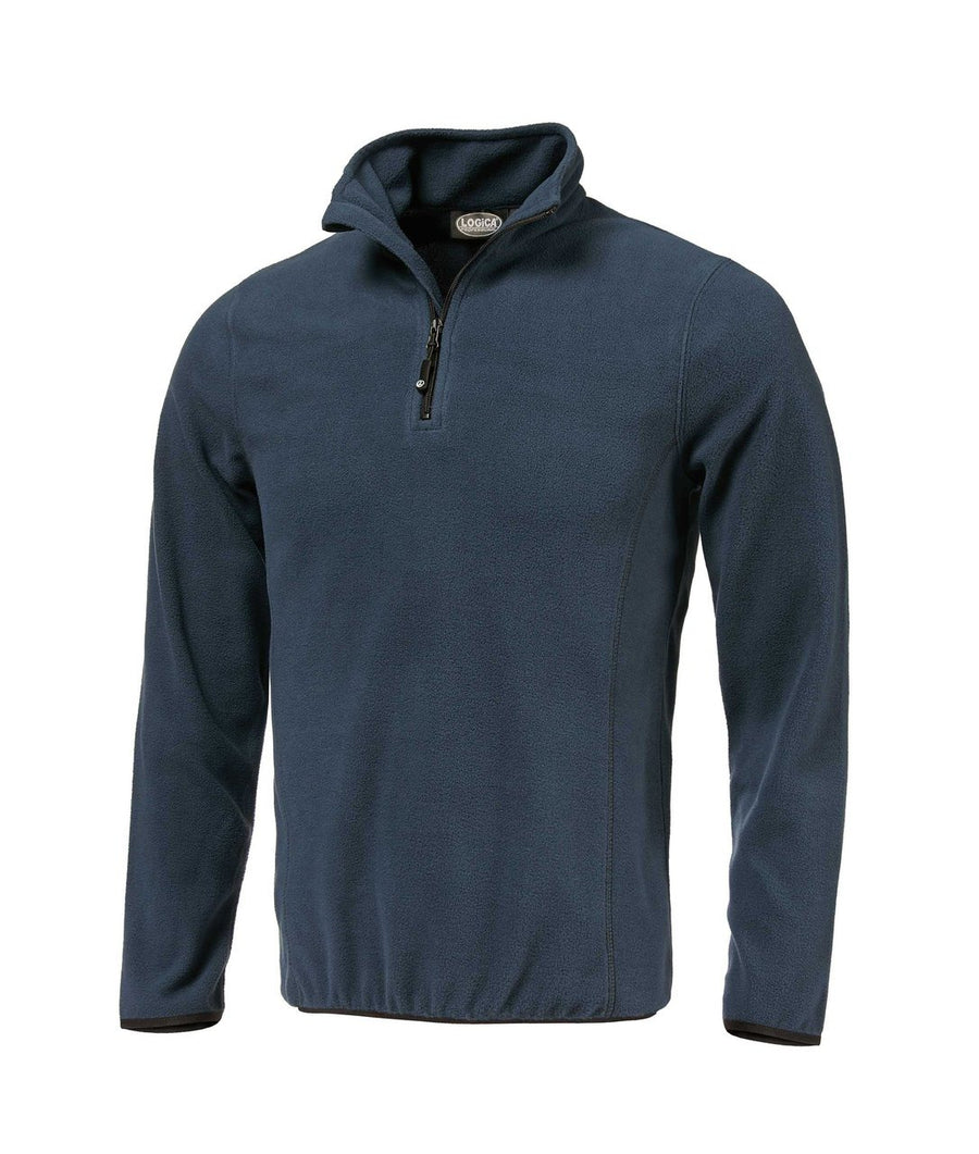 Micropile da lavoro Logica ANUBI termico zip corta 200 gr - Blu/Nero