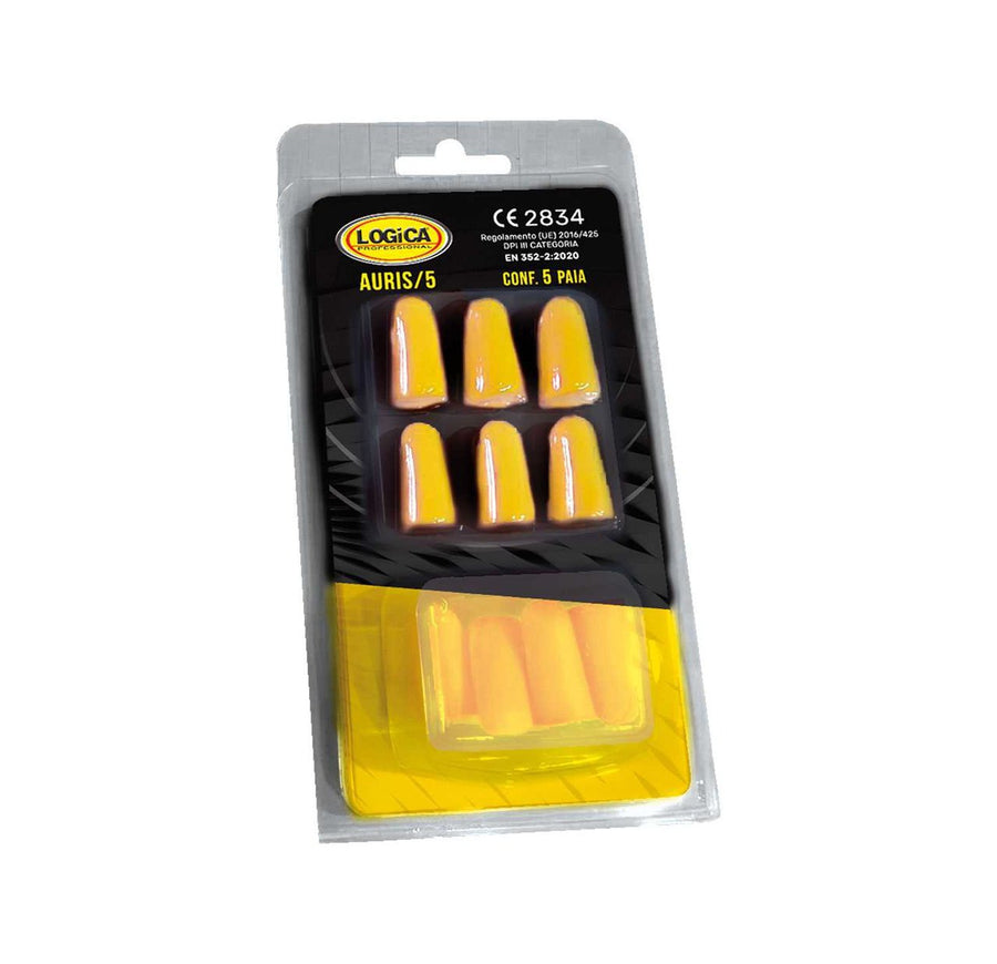 Inserti auricolari antirumore Logica AURIS/5 kit 5 paia EN 352-2
