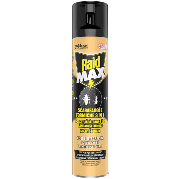 Raid Spray Scarafaggi&Form Max