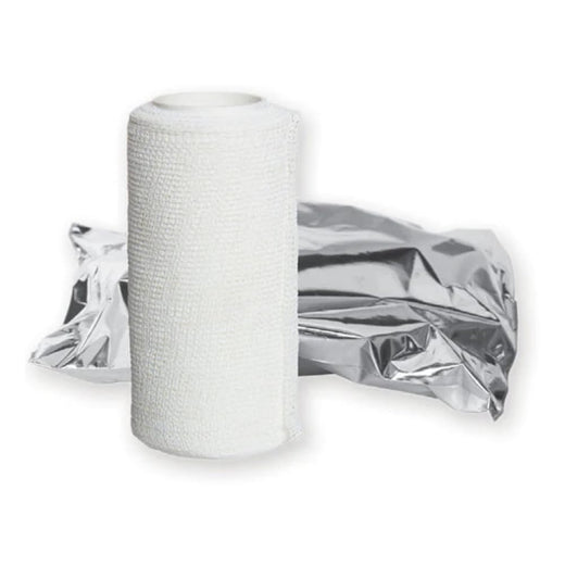Zincgel benda elastica all'ossido di zinco 10cm x 7m - fasciatura medica per ulcere, vene varicose, edemi