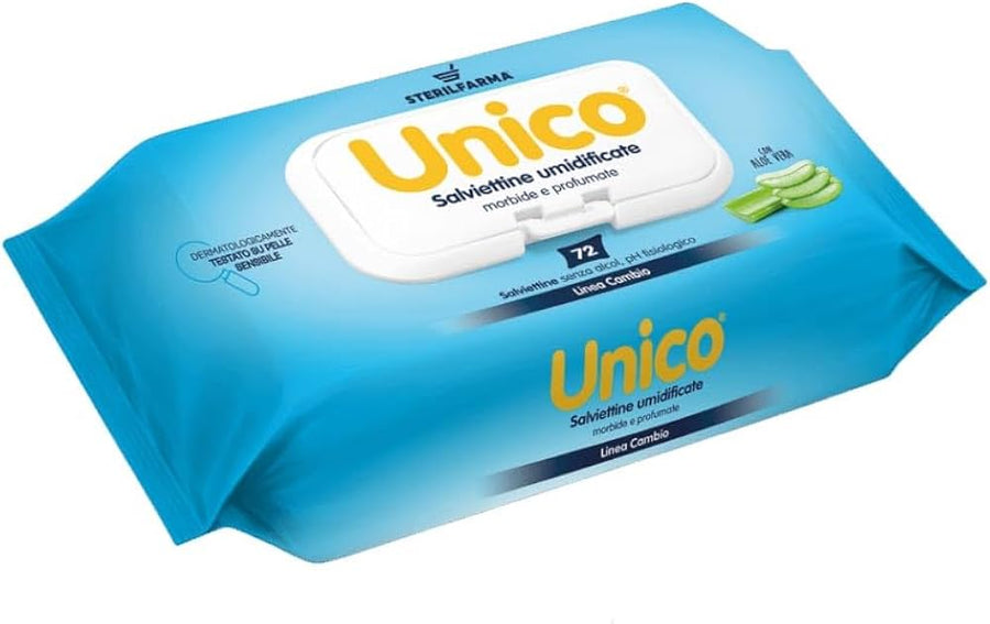L'Unico Salviett Baby Pz 72 Bianco