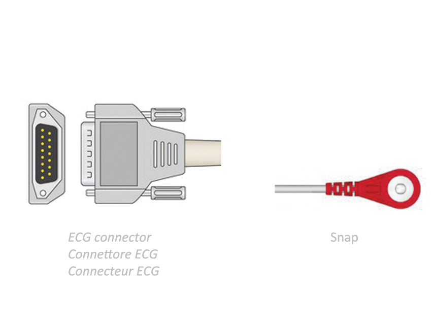 Cavo Paziente Ecg 2,2 M