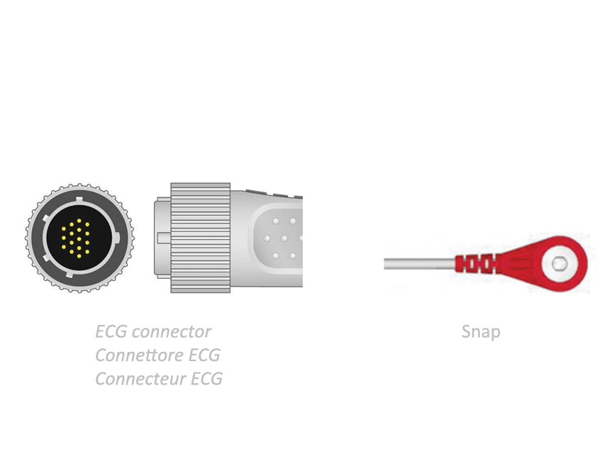Cavo Paziente Ecg 2,2 M