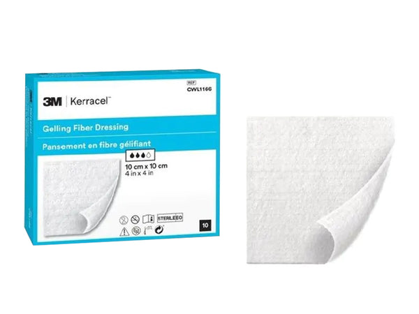Kerracel 3m Medicazione in Fibra Gelificante 10x10 Cm