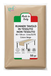 Runner Tavola TNT 40x120 cm Monouso Professionale – Idrorepellente, Resistente, Traspirante – Certificato Oeko-Tex® – Made in Italy per Hotel e Ristoranti