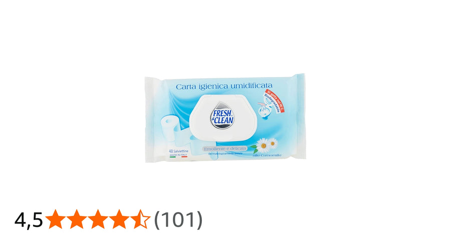 Fresh&Clean Salviette Carta Igienica Pz 48