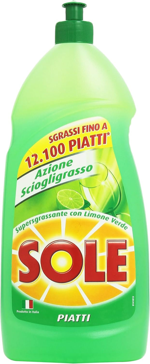 Sole Piatti detersivo liquido limone verde 1100 ml