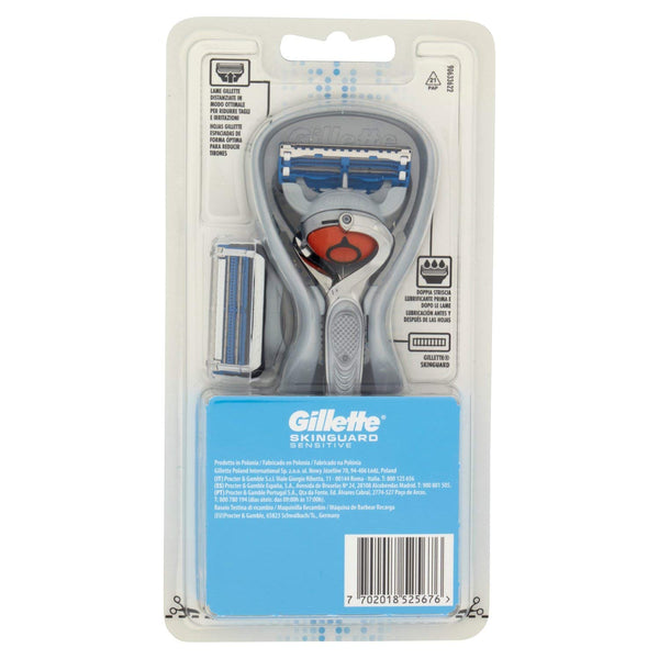 Gillette Rasoio Skinguard Sensit Flexball+2Ric