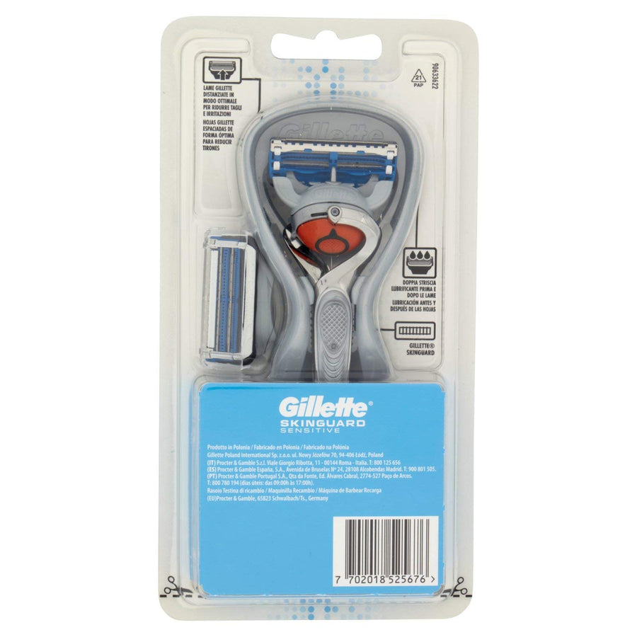 Gillette Rasoio Skinguard Sensit Flexball+2Ric