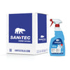 Crystal 1866-S SANITEC - Detergente Multiuso per Vetri e Specchi Anti-Alone - 6 Flaconi 750ml