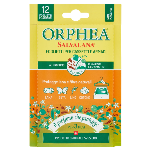 Orphea Cassetti pz 12 Sandalo&bergamotto – Cartone 24 pz