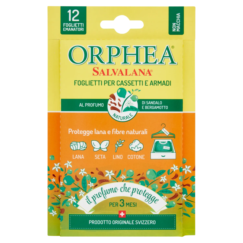 Orphea Cassetti pz 12 Sandalo&bergamotto – Cartone 24 pz