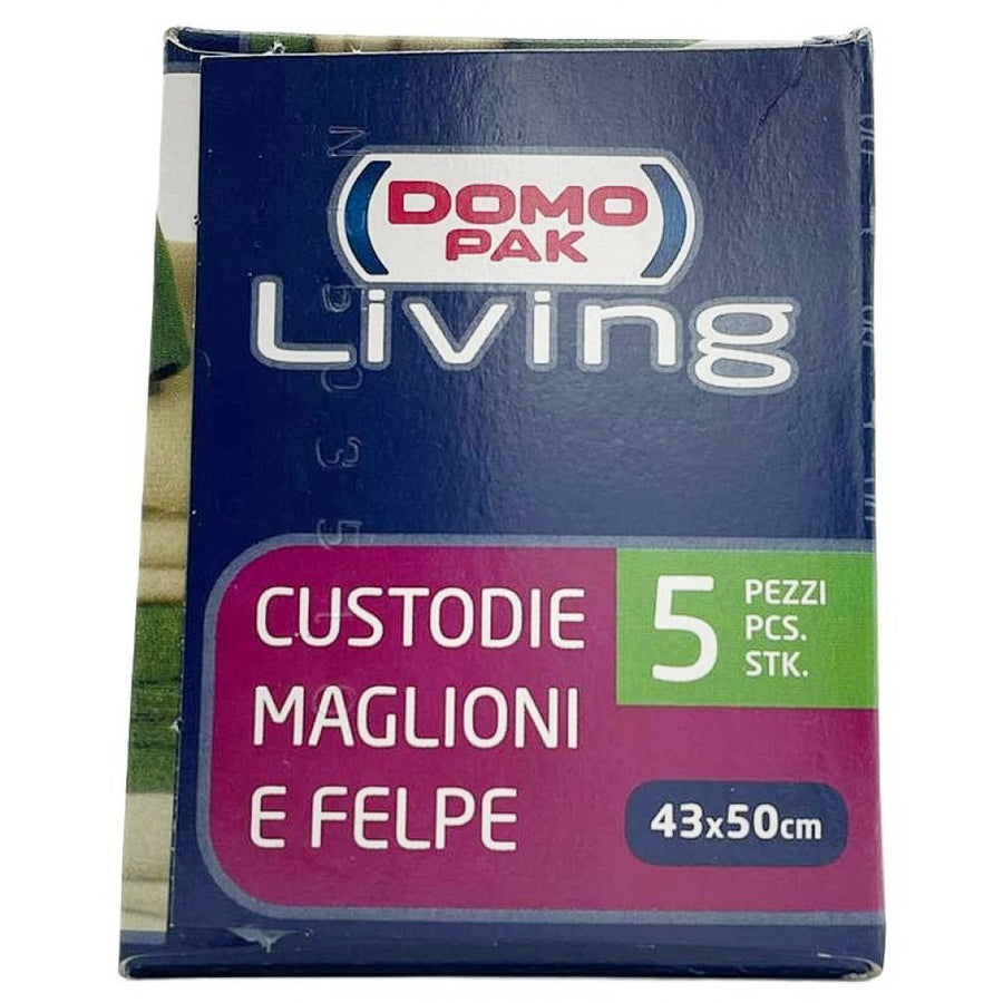 Domopak Custodie Pz 5 Maglioni&Felpe