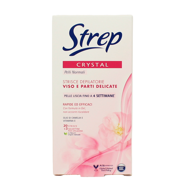 Strep Strisce Viso Crystal 20pz – Cartone 12 pz