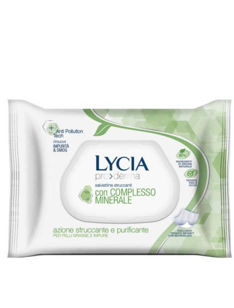 Lycia Salviette Strucc pz 20 Purificante – Cartone 12 pz