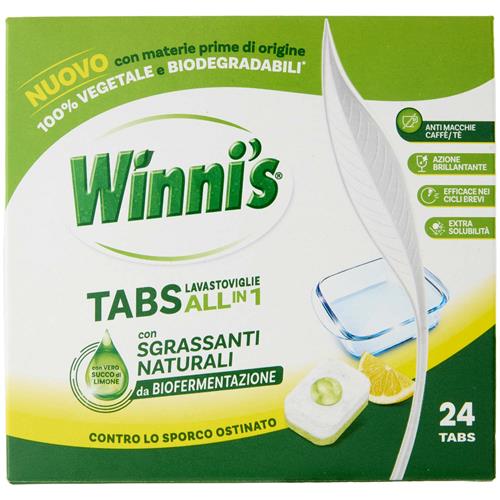 Winni's Tabs Lavastoviglie pz 24 – Cartone 16 pz