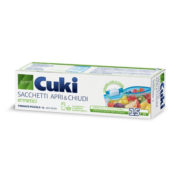 Cuki Sacchetti Alimenti Apri&Chiudi