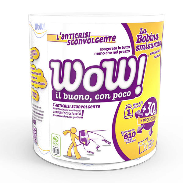 Wow! Bobina Smisurata Asciugatutto – Cartone 6 pz