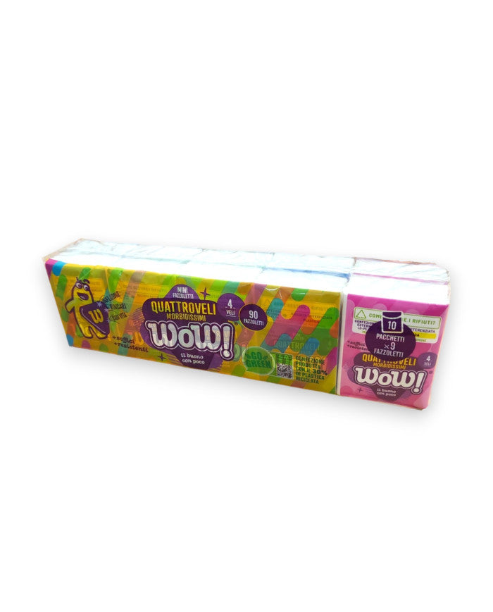 Wow! Fazzoletti 4veli pz 10 Poket – Cartone 25 pz