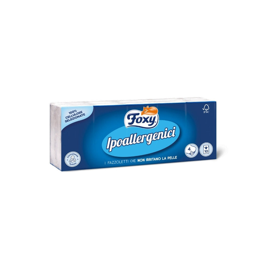 Foxy Fazzoletti Ipoallergenici Pz 10
