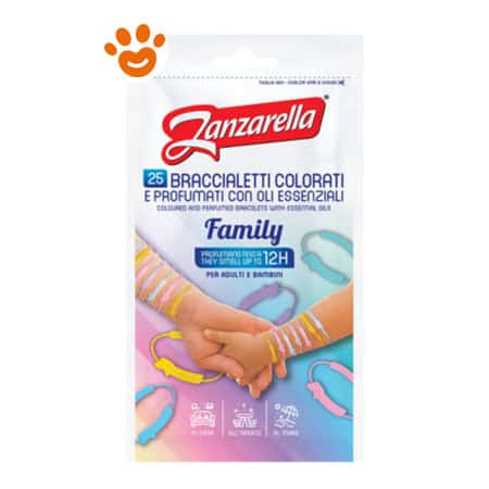 Zanzarella Bracciale Antipuntura Family 25pz – Cartone 24 pz