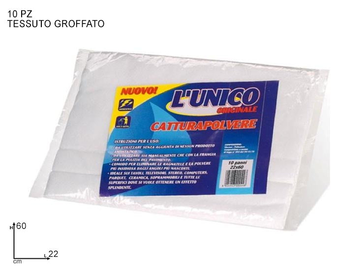 L'Unico Cattura Polvere 22x60 pz 10 – Cartone 40 pz
