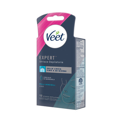 Veet Strisce Viso Pz12 Expert Sensibili – Cartone 6 pz