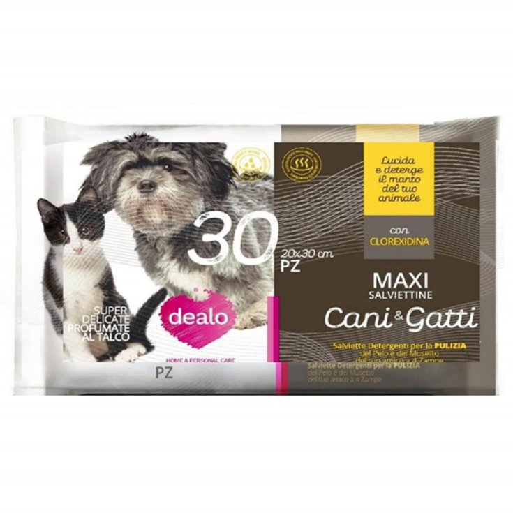 Dealo Salviett Cani&Gatti Pz 72 Xl