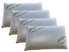 Set 2 Federe Aloe Vera 50x80 cm HORECA - Tessuto Poliestere 140 g/m² con Zip - Professionali per Hotel e B&B