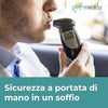 Etilometro Digitale AlcolCheck 3000, Test Rapido del Tasso Alcolemico, Display LCD, Allarme Sonoro, Facile da Usare, Risultato in Pochi Secondi, Compatto e Portatile