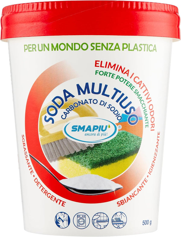 Smapiu Soda Multiuso carbonato di sodio 500 g