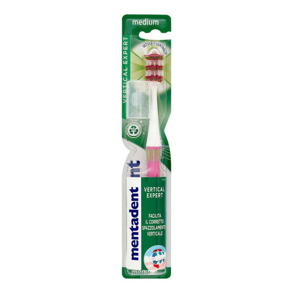 Mentadent Spazzolino Vertical Expert Protecti – Cartone 12 pz
