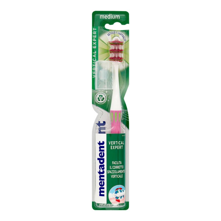 Mentadent Spazzolino Vertical Expert Protecti – Cartone 12 pz