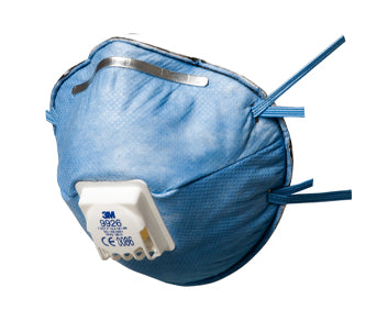 3M™ 9926 respiratore per gas acidi FFP2 con valvola - cartone da 100 pezzi
