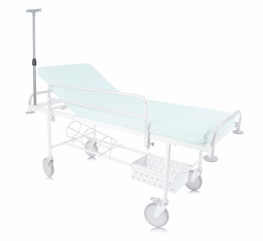 Asta Flebo Alluminio 2 Ganci per Bc100