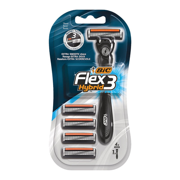 Bic Ricarica Hybrid3 Flex Pz 4