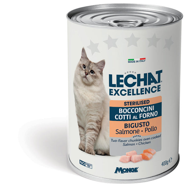 Monge Monge Lechat Excel.Gatto Bocc.Pollo&Salmone 400Gr