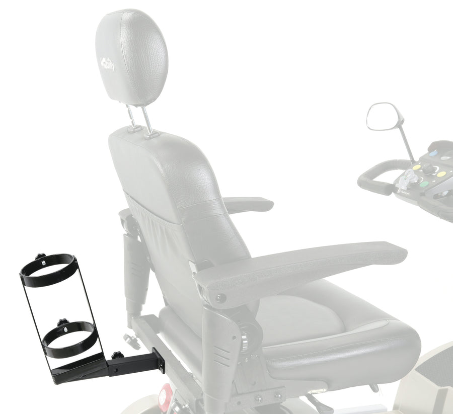Porta bombola ossigeno per scooter, dettaglio