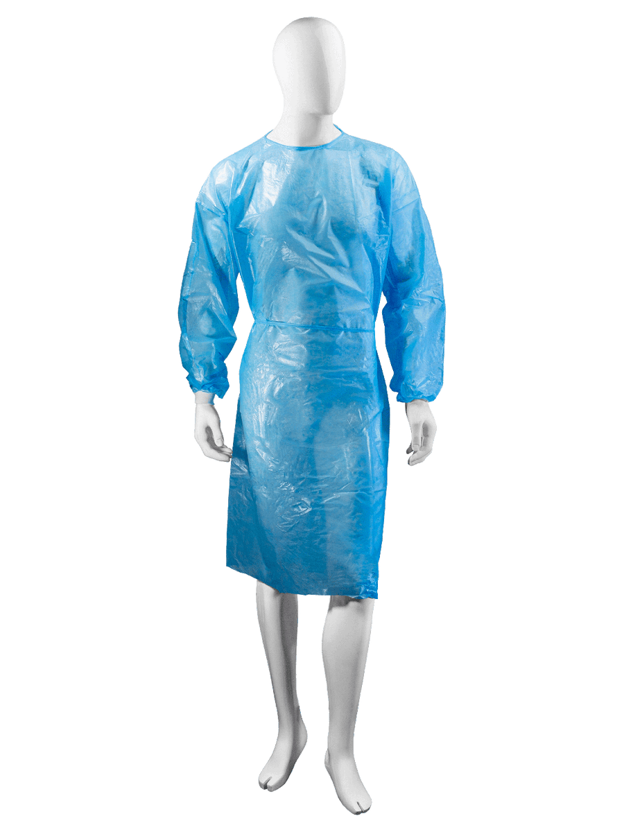 Camice PP PE 35gsm blu M+D