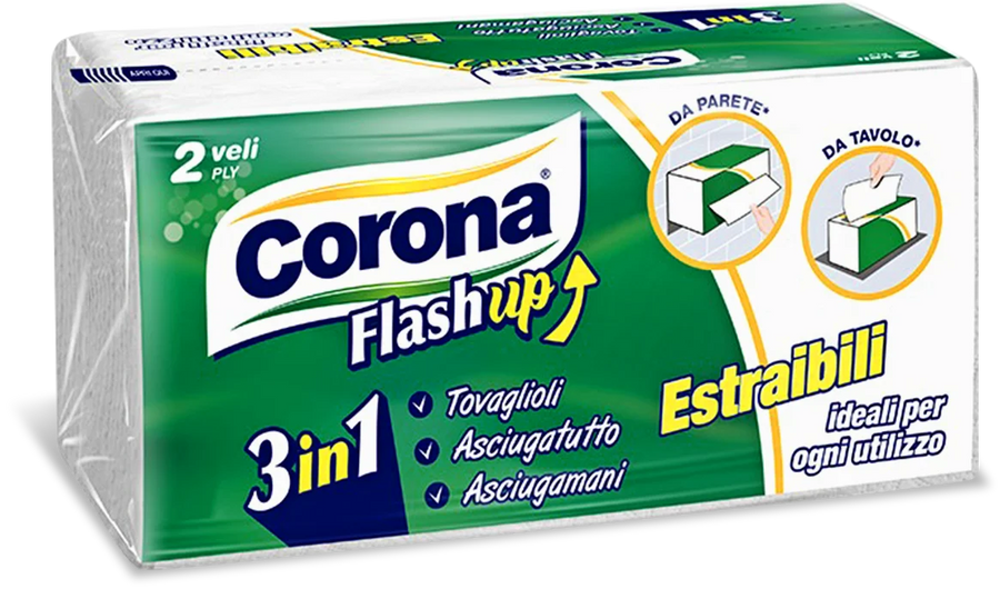 Corona Tov /Asciug /Asciugamani Flash Up