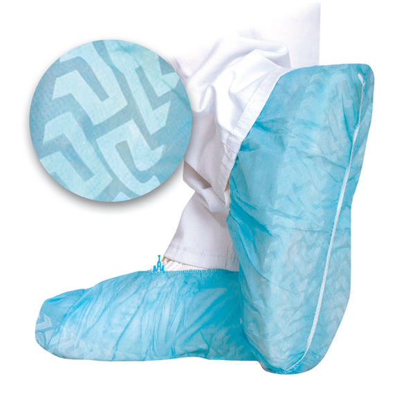 Copriscarpe monouso antiscivolo TNT per dispenser automatici