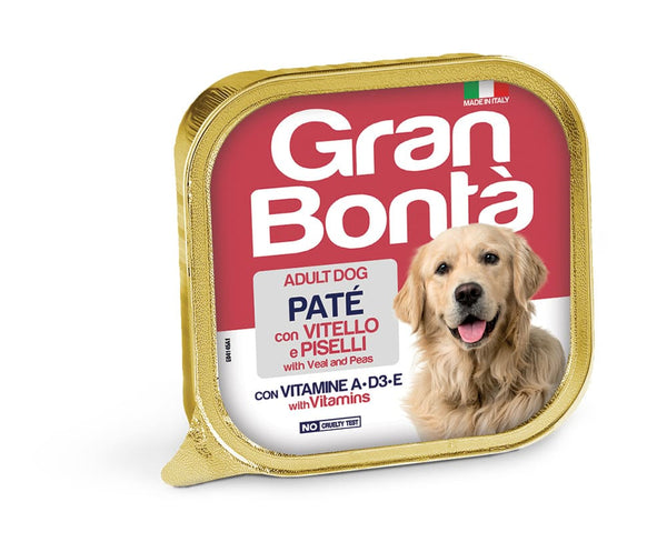 Monge Monge Gran Bonta'Cane Pate' 300Gr.Vitello&Piselli