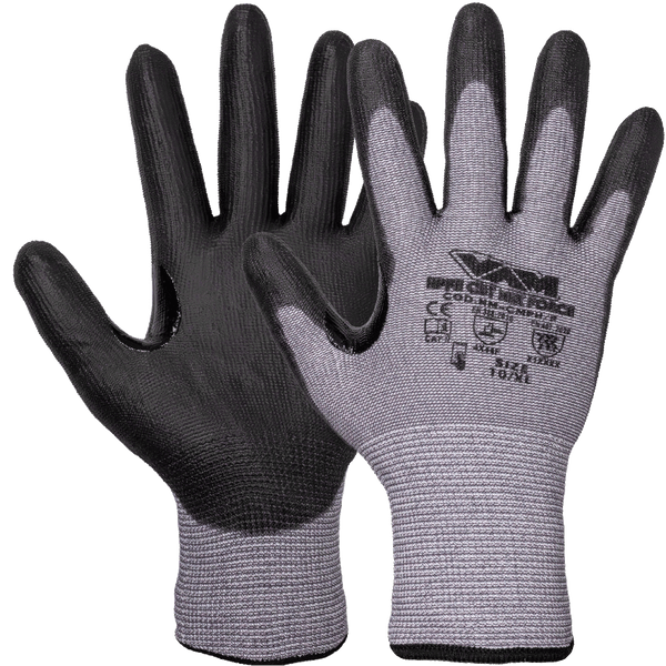 Guanti antitaglio HPPE/nylon VAM HPPE N Cut Mix Force NM-CMPH/F - grigio 240mm type F touchscreen - cartone 120 paia