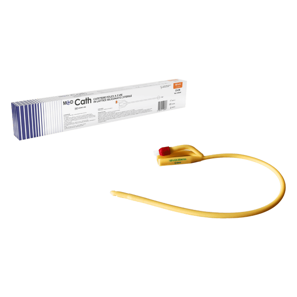 M+D Cath 3 Vie Latex catetere Foley a 3 vie in lattice - sterile