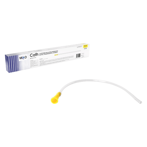 M+D CATH NELATON 20 Catetere Nelaton in PVC 20cm Femminile - Sterile - Cartone 1.000 pz