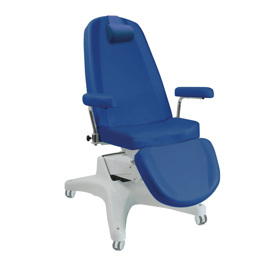 Poltrona multifunzione ambulatoriale GEF Medica, vista laterale