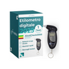 Etilometro Digitale AlcolCheck 3000, Test Rapido del Tasso Alcolemico, Display LCD, Allarme Sonoro, Facile da Usare, Risultato in Pochi Secondi, Compatto e Portatile